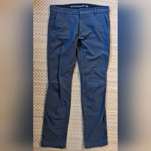 Western Rise AT Slim Chino Pants Men's Size 30 Blue Lightweight Made in Portugal